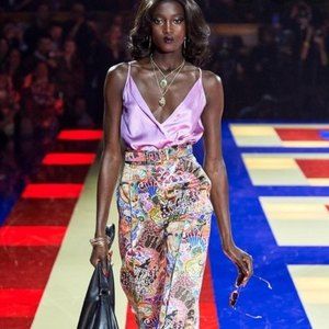 Zendaya Satin Body Suit Tommy Hilfiger Women’s Size 4